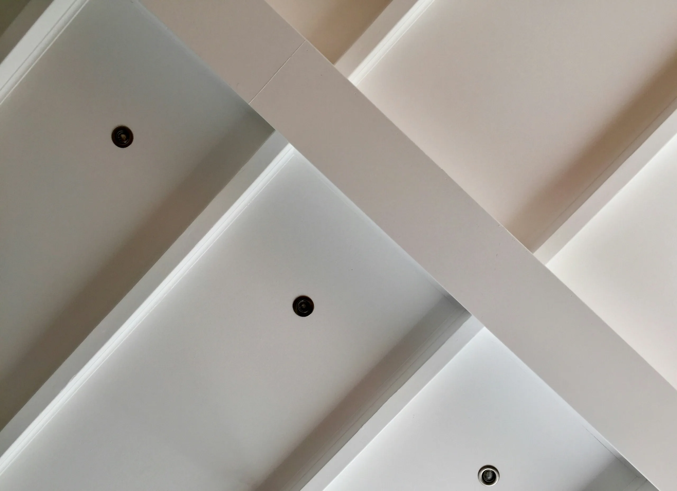 White PVC ceiling panels
